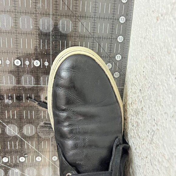 Barneys New York Men Size 9.5M Black Leather White Sole Chukka Ankle Shoes - Picture 15 of 15